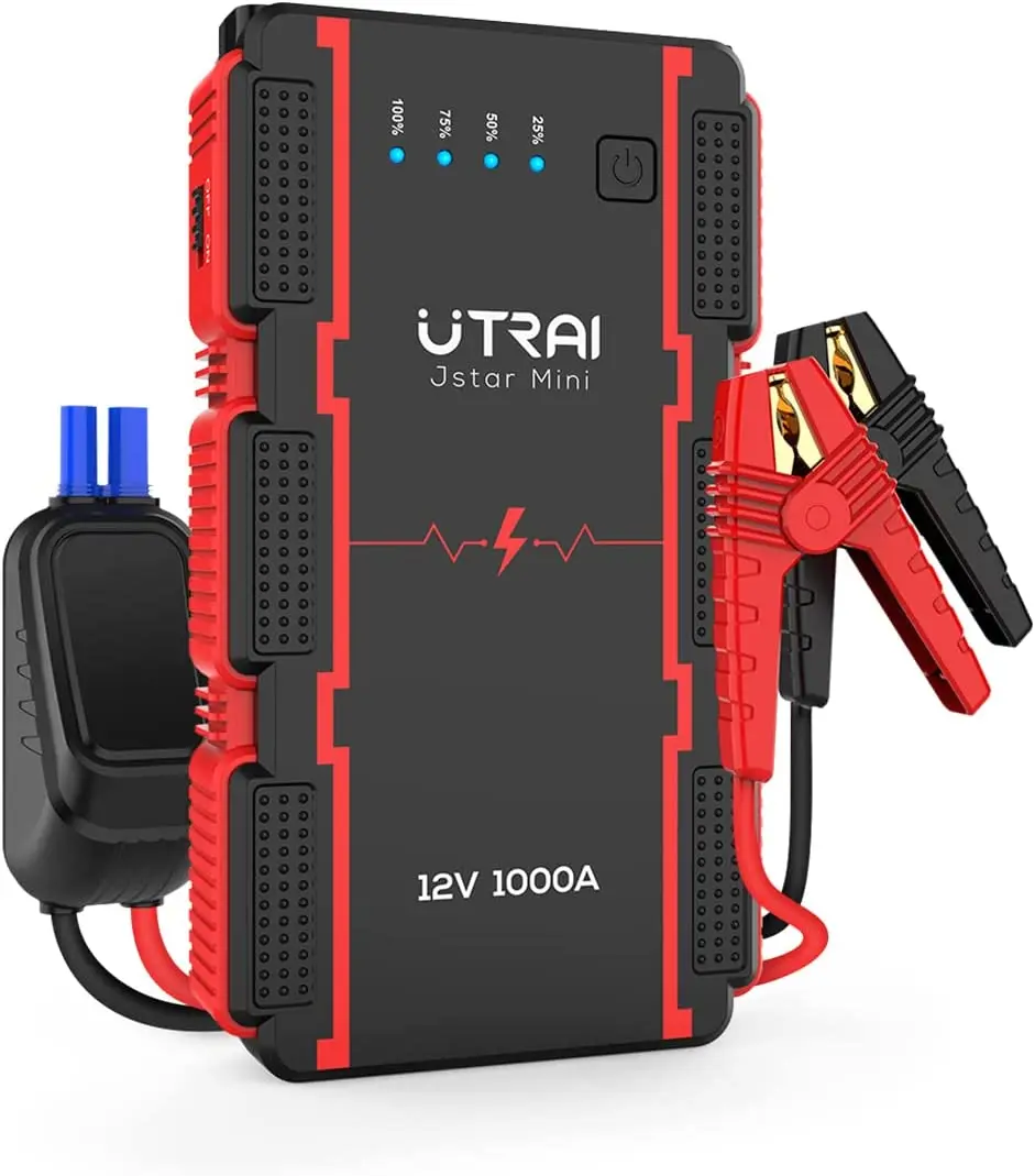 Utrai Jump Starter Car Battery Booster 1000A Corrente Di Picco Strumenti Di Emergenza Automatica Con Led Smart Clamp Dispositivo Di Avviamento Del Vei