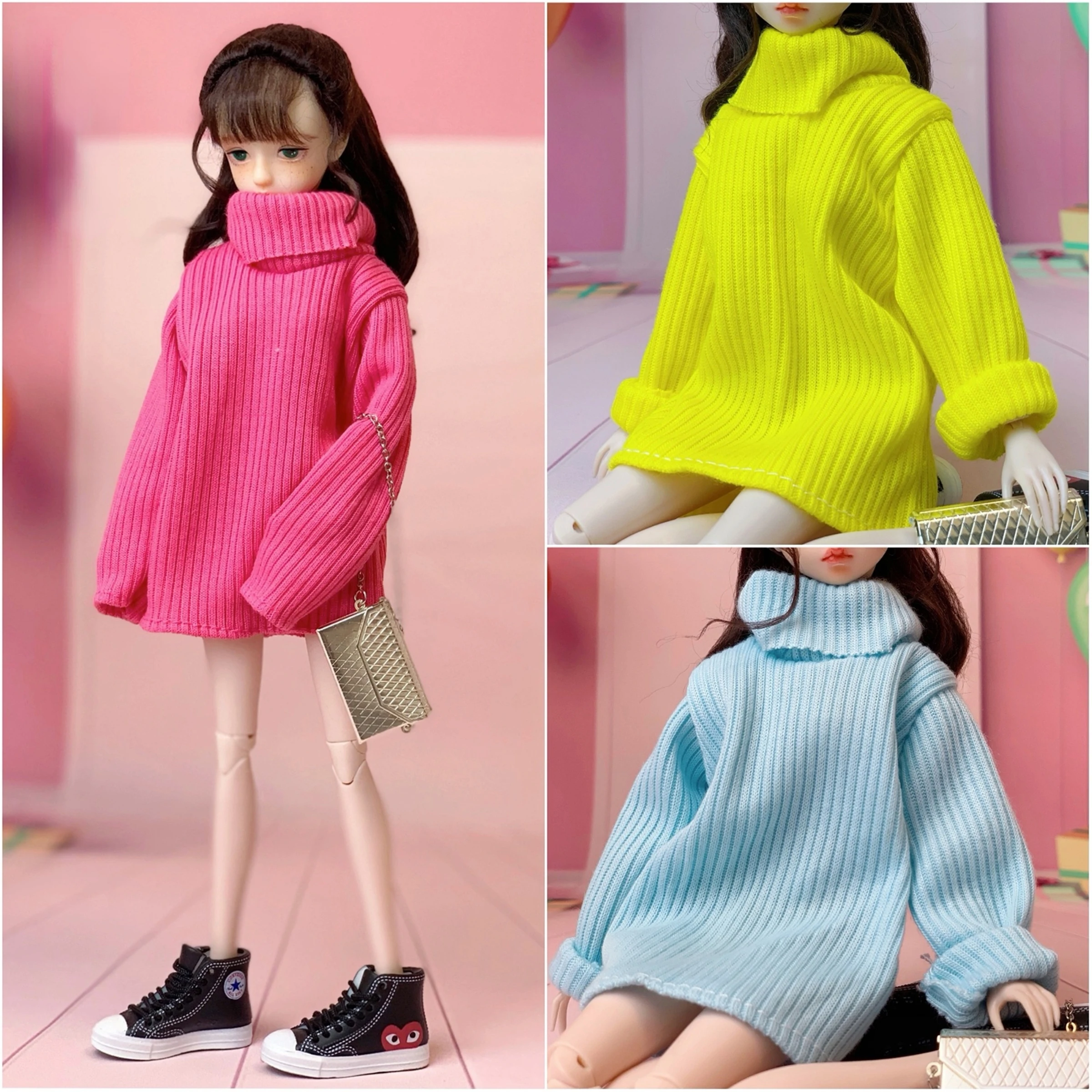 Camicia Maglione Moda/Camicia Fondo 30Cm Canottiera Canottiera Basics Top Clothes Outfit Per 1/6 Bjd Xinyi Fr St Barbie Doll