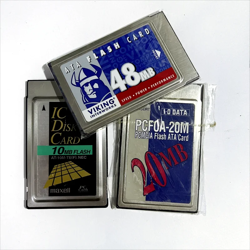 Alta Qualità!!! Pcmcia Ata Flash Card 10Mb 45Mb 48Mb 100Mb 224Mb 1.2Gb Memoria Pc 68Pin