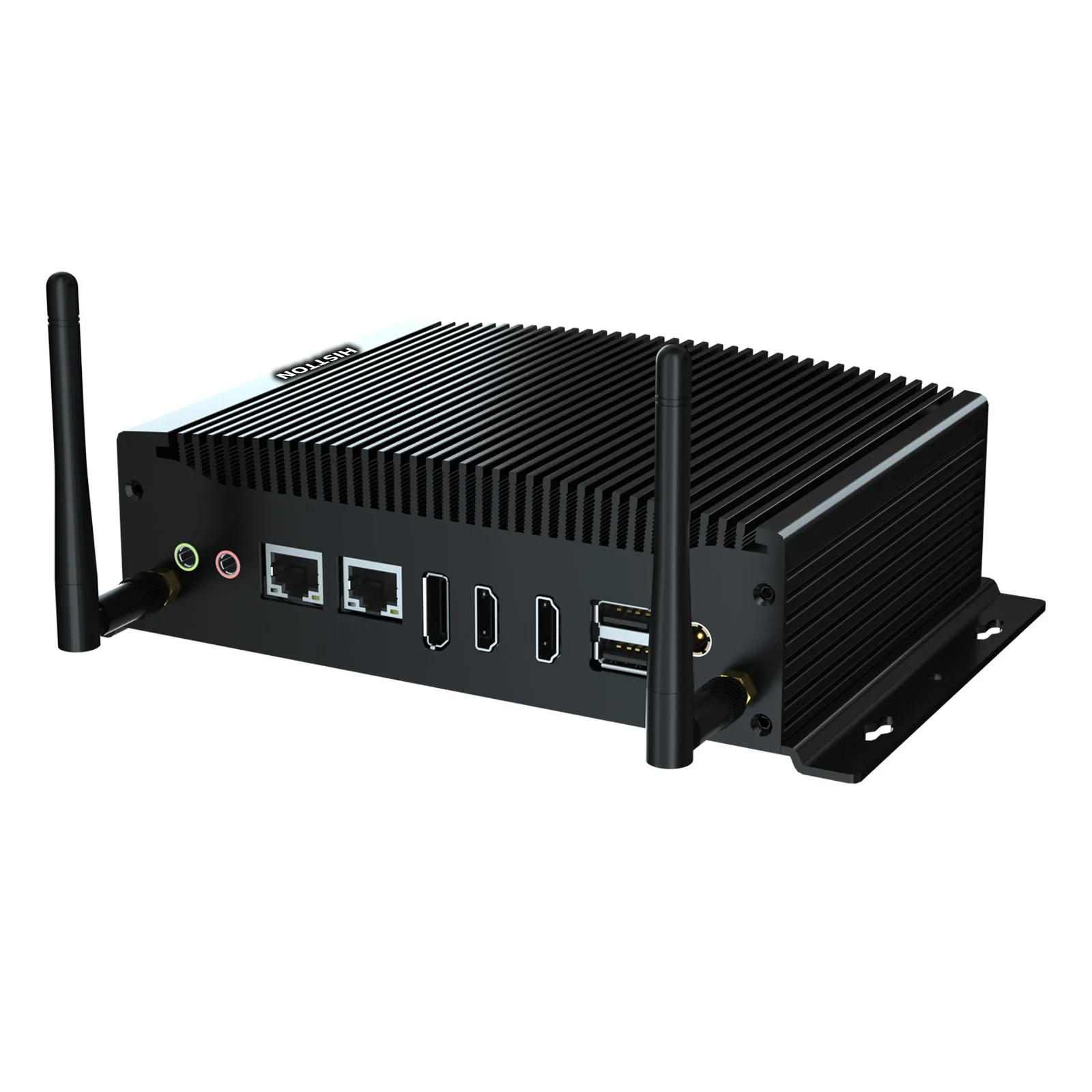 Hystou Fanless Pc Mini Industrial Gpio Dual Lan Desktop Micro Computer Core I3-10110U I5-8260U I5-10210U I7-10810U