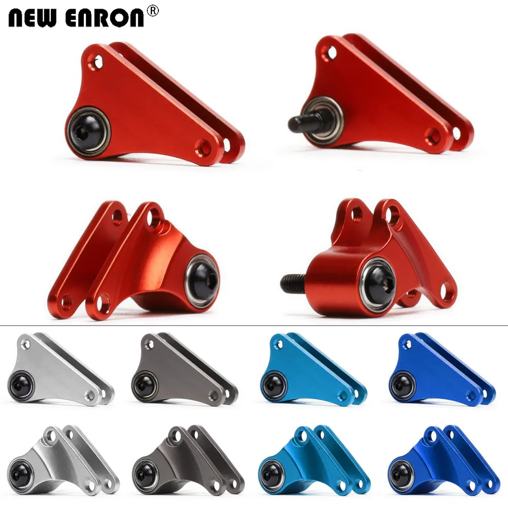 Nuovo Set Di Bilancieri Anteriori E Posteriori In Alluminio Enron #7158 71076 Per Rc Traxxas 1:16 1/16 Summit E-Revo Slash