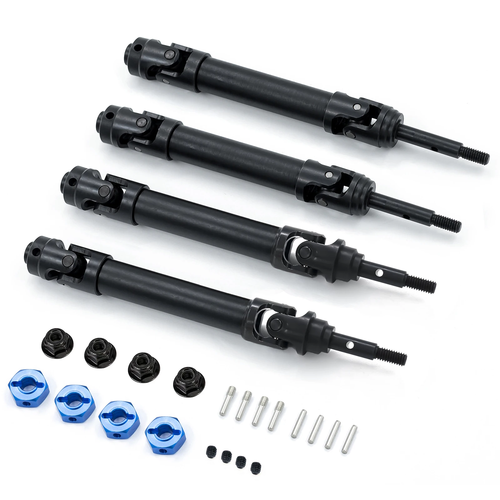Gli Alberi Di Trasmissione Cvd Induriscono 45 # Parti Di Aggiornamento In Acciaio Per Traxxas 1/10 Slash 4X4 Rustler Stamede 4X4 6851 6852Hunqi727