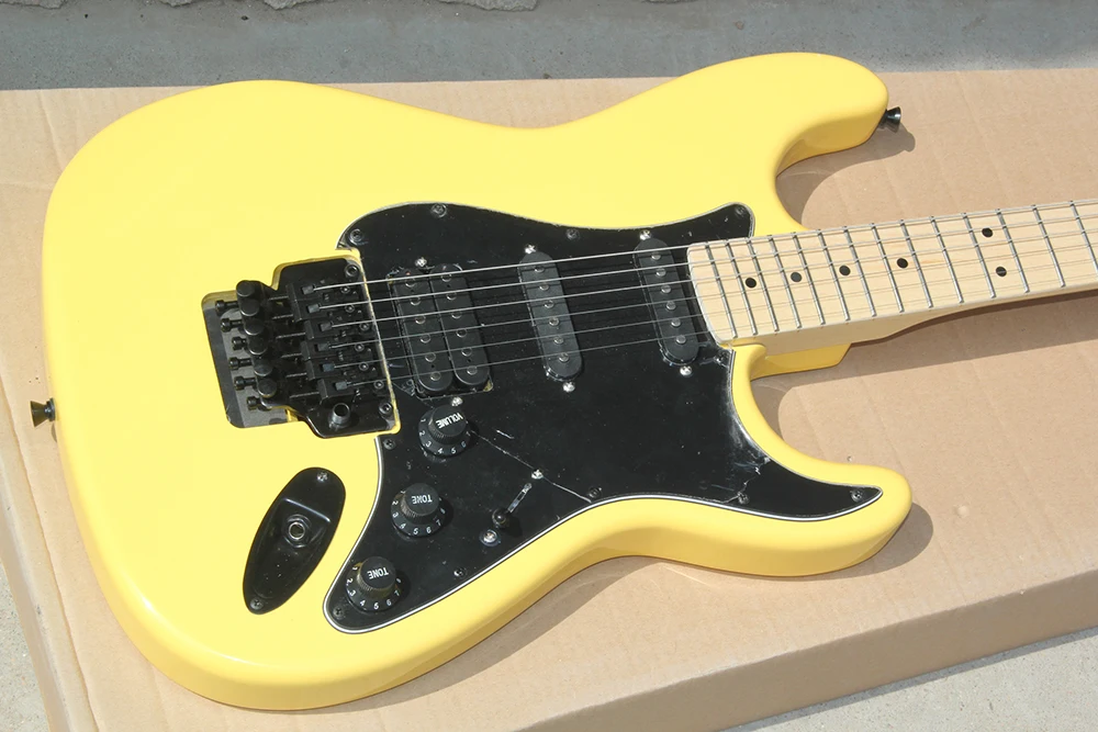 Custom Store Factory 2021 Nuovo Telecaster Legno Giallo Charboard Board Board Board Board Board Board 6 Corde Per Chitarra