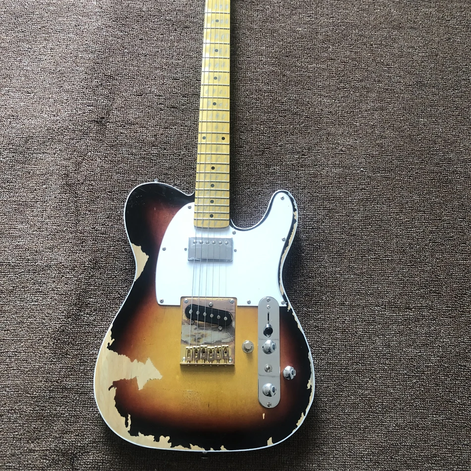 Custom Shop Fatto A Mano Chitarra Elettrica, Limitata Andy Tele Versione, Master Build Relic Tl Chitarra, Boom Switch, Controllo Di H-S