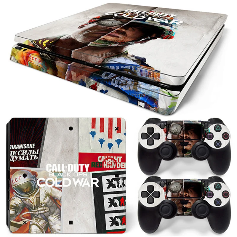 Coldwar 6872 Gioco Ps4 Slim Skin Sticker Decal Cover Per Ps4 Slim Console E 2 Controller Ps4 Slim Skin Vinyl Slim Sticker Decal