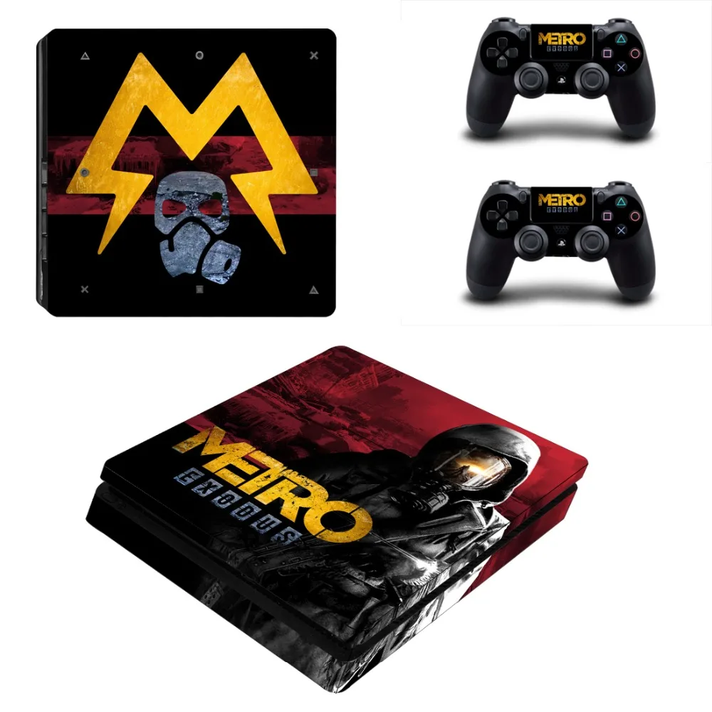 Metro Exodus Ps4 Slim Skin Sticker Per Playstation 4 Console E 2 Controller Ps4 Slim Skin Sticker Decalcomania In Vinile
