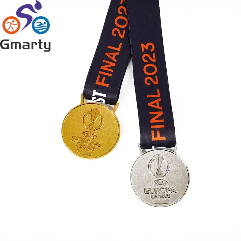 The Europe League Champions Medal Medaglia In Metallo Replica Medaglie Medaglia D'Oro Collezione Di Tifosi Di Souvenir Di Calcio