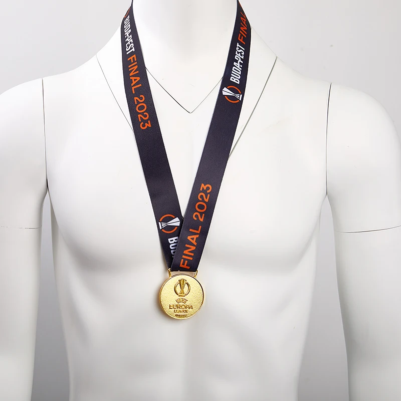 The Europe League Champions Medal Medaglia In Metallo Replica Medaglie Medaglia D'Oro Collezione Di Tifosi Di Souvenir Di Calcio