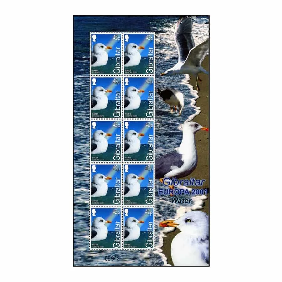 D0204 # Gibraltar 2001. Europa 42 P (Mnh) Mi # 964Hb