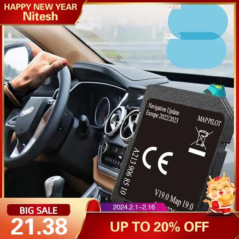 A213 Nuovo Per Mercedes Garmin Map Car Pilot Sd Card V19 Muslimgps 2022/2023 Europa