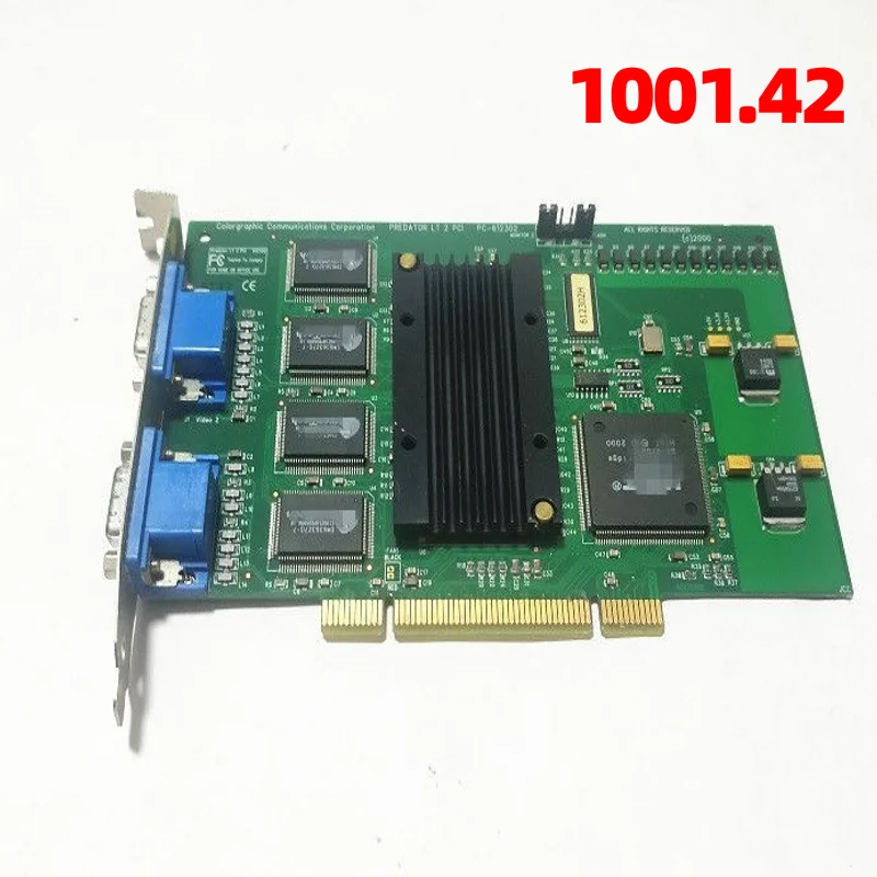 Corp Predator Lt 2 Pci Pc-612302 Scheda Grafica Industriale Originale Dual Vga Port Plc Module