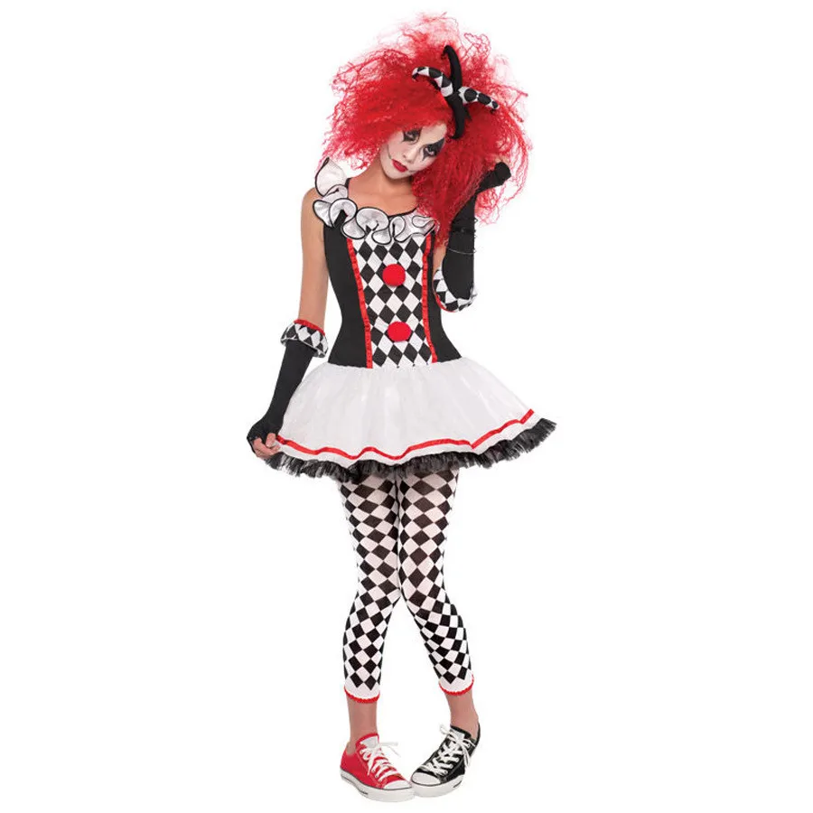 Donne Harley Harleyquinn Clown Monster Costume Halloween Joker Quinn Jack Napier Cosplay Fancy Dress