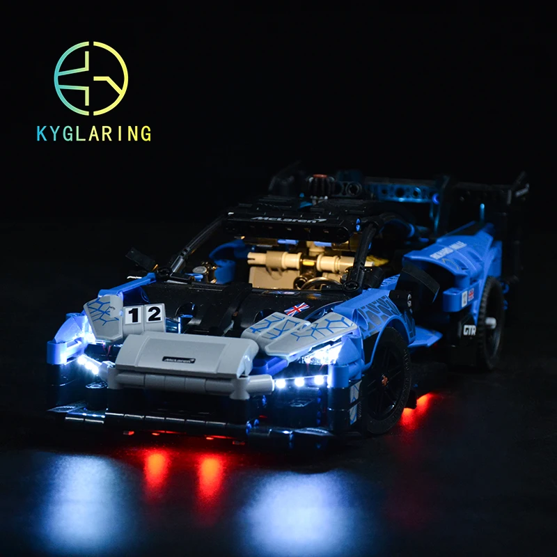 Kyglaring Set Di Illuminazione A Led Giocattoli Fai-Da-Te Per 42123 Technic Senna Gtr (Blocchi Non Inclusi)