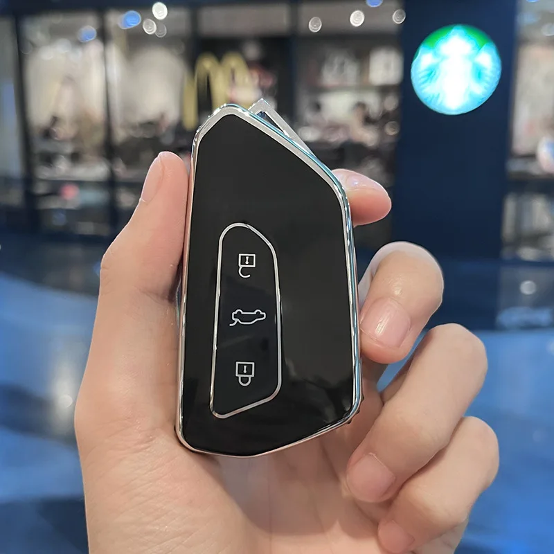 Tpu Car Key Cover Per Vw Golf 8 Tpu Shell Key Cover Per Skoda Octavia A8 Mk4 Mk8 Seat Leon Mk4 Cupra Formentor Car Key