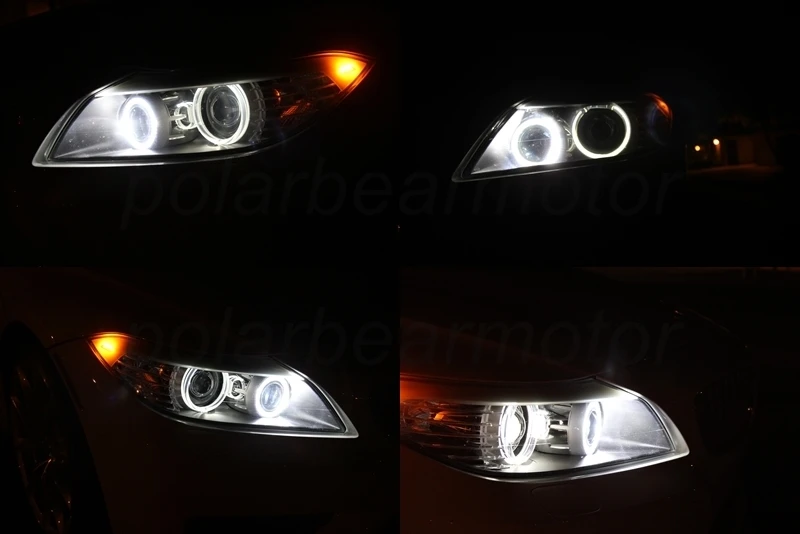 2Pcs 10W Led Angel Eye Halo Light Nessun Errore Per 04-07 E87(120I,128I,130I,135I) Lampadine Angel Eye Bianche