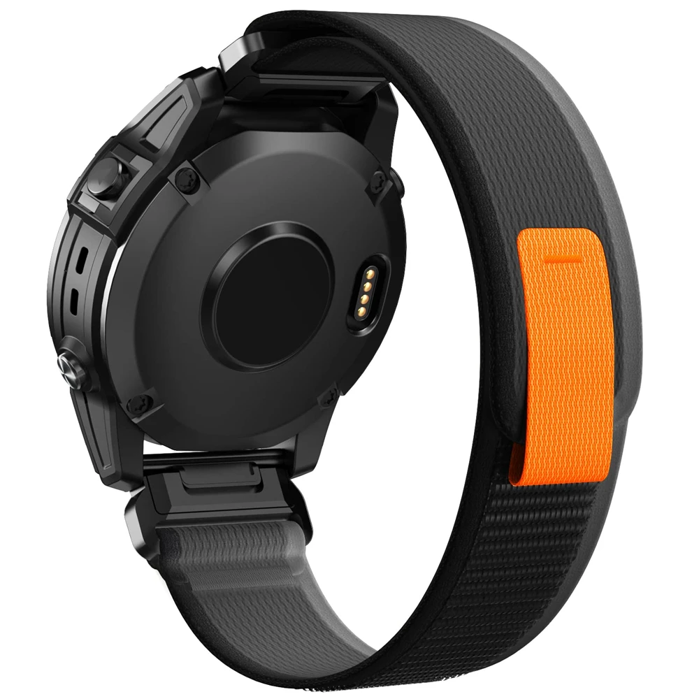 Cinturino In Nylon Quickfit 22Mm 26Mm Per Garmin Fenix 7 7X 6X Pro/Epix Pro Gen 2 51/47Mm Fenix6 5Plus 5Xplus Cinturino Trail Loop