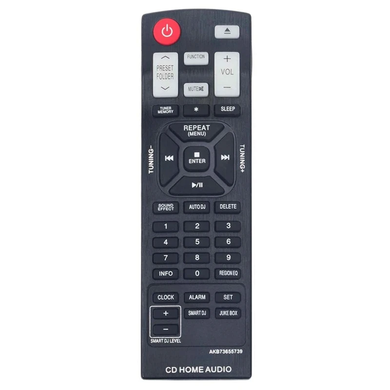 Telecomando Akb73655739 Per Lg Home Audio Stereo Mini Sistema Hi-Fi Cm4550 Cm8430 Cm9940 Cms4340 Om7550