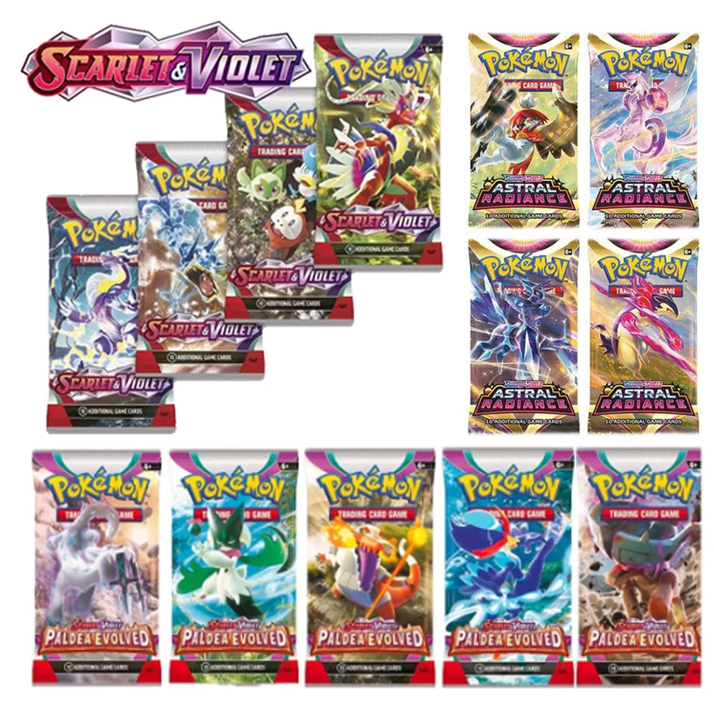 Confezione Da 4 Carte Pokemon Scarlet Violet Ex Gx Team Unbroken Bond Unifie Minds Paleda Evlved Carte Collezionabili Da Collezione Gioco Giocattolo
