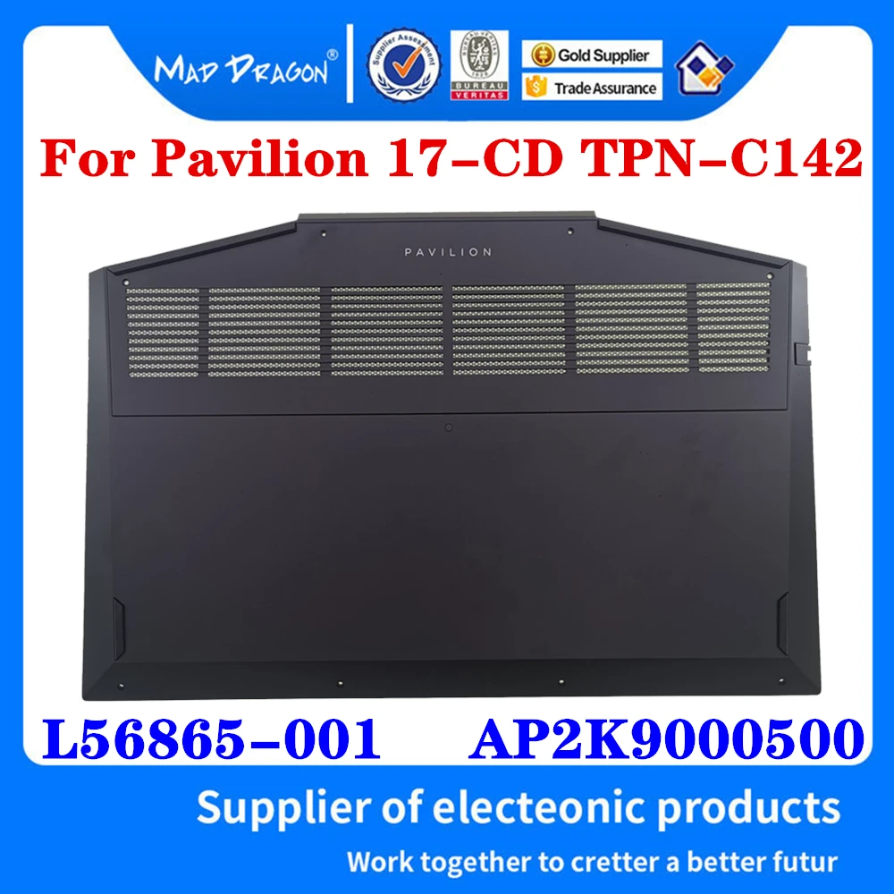 L56865-001 Muslimper Hp Pavilion Gaming 17 17-Cd0000 17-Cd Tpn-C142 Coperchio Della Porta Del Laptop Coperchio Inferiore Coperchio Della Base Posterio