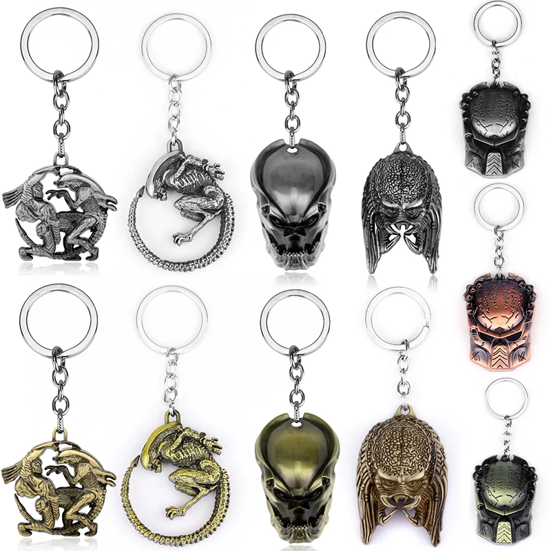 Film Ripristina Scena Alieni Predator Avp Portachiavi Alien Queen Figure Cosplay Portachiavi Uomo Accessori Chiave Regalo