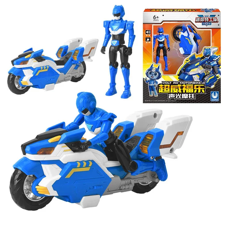 Nuovi Mini Force V Rangers Che Trasformano I Giocattoli Da Moto Con Il Suono E La Luce Action Figure Mini Force X Motorcycle Toy