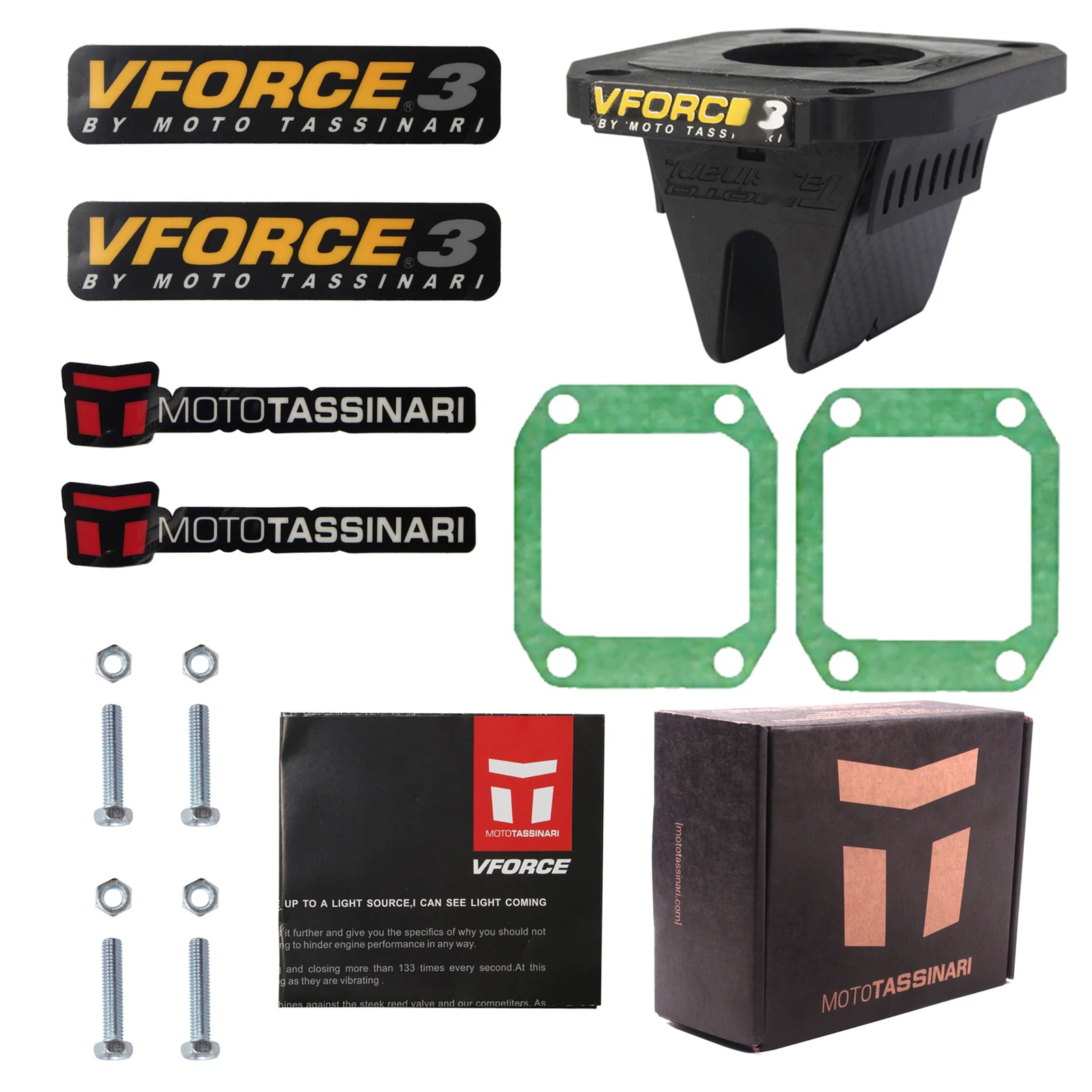 Vforce 3 Moto Reed Valve System V381S Per V-Force Honda Cr80/85 Ls Dash