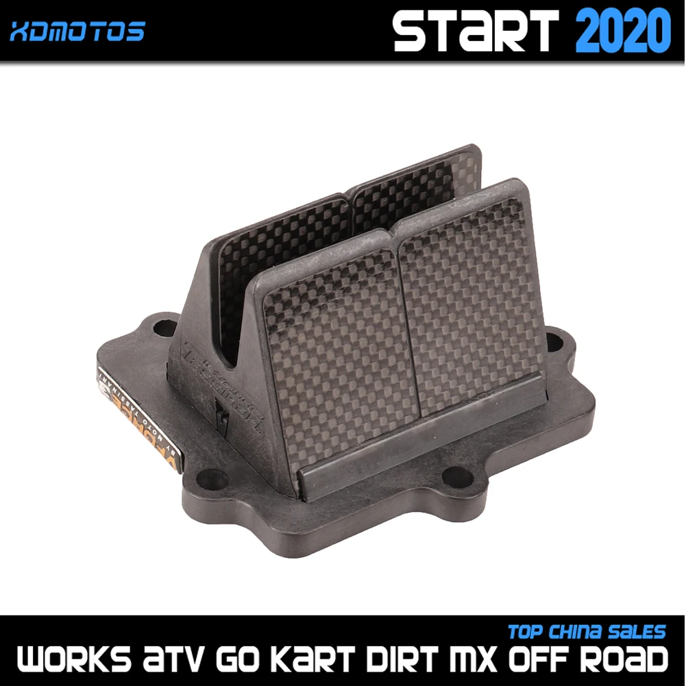 Kit Valvola Lamellare Moto In Fibra Di Carbonio Per Su.Zuki Rm 250 Rm250 1996-1997 2003-2008 Sistema Valvola Lamellare Moto Per V-Force 3