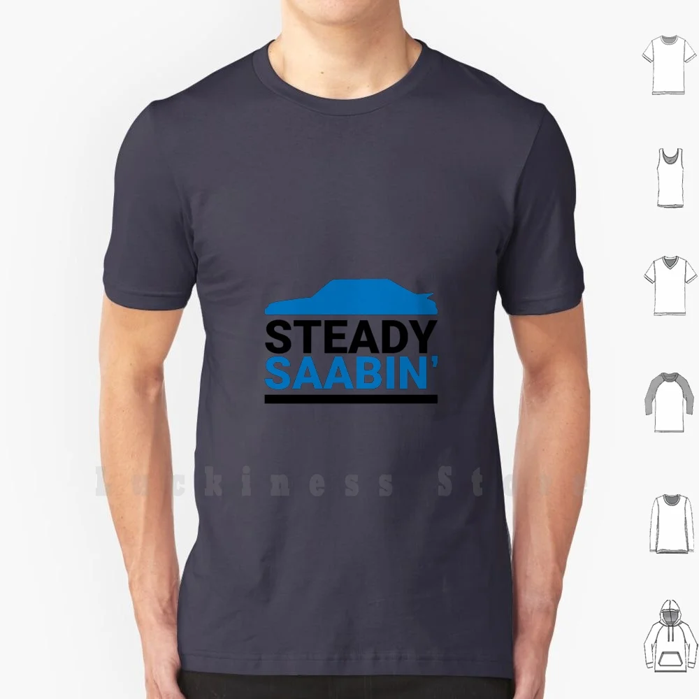 Saab 900-Costante Saabin'T Shirt Stampa Per Uomo Cotone Nuovo Cool Tee Engine Saab Car Turbo Power Speed Parts Ingegnere