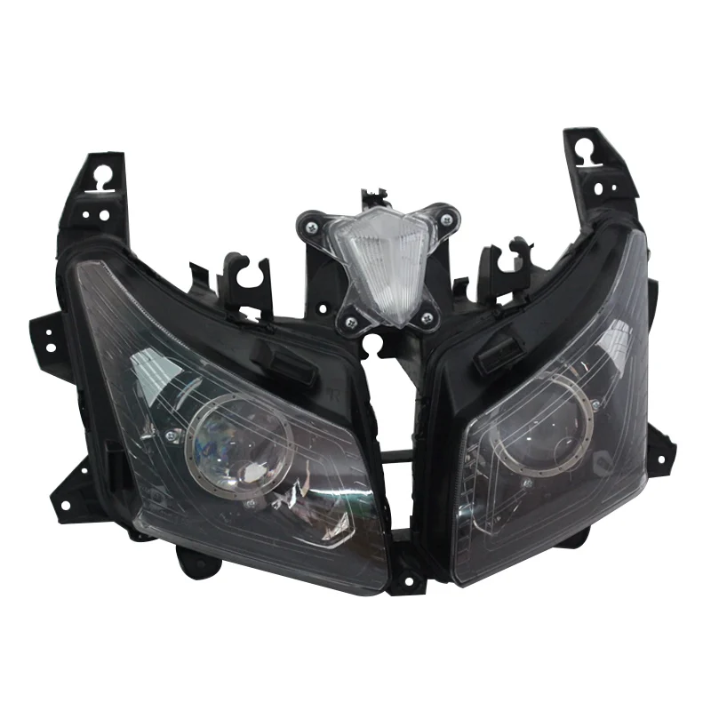 Gruppo Faro Moto Angel Devil Eye E Angel Eye Hid Proiettore Faro Adatto Per Yamaha T-Max 530 2012 2013 2014 Nuovo