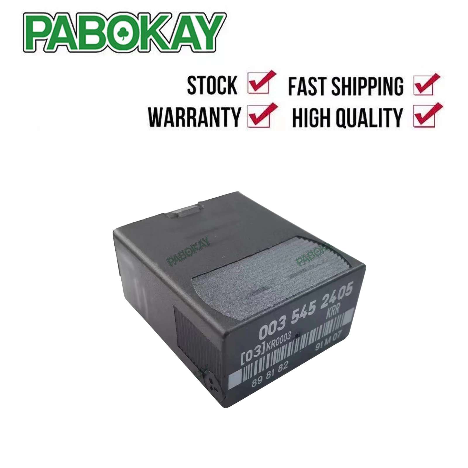 Fuel Pump Relay - For Mercedes W124 W126 W201 19871992 New 0035452405