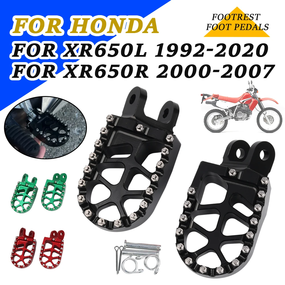 Accessori Moto Poggiapiedi Pedane Pedane Pedali Poggiapiedi Per Honda Xr 650 L Xr650 R Xr 650L 650R Xr650L Xr650R Xr650R 2000