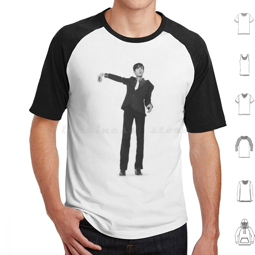 Jarvis Cocker Standing 80'S Outline Artwork Clear Background Iconic T Shirt 6Xl Cotton Cool Tee Pulp Jarvis Cocker Glastonbury