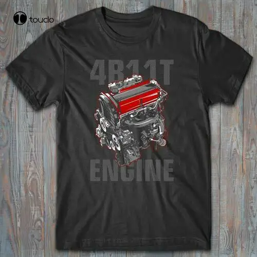 4B 11T Evo Engine Iconic T-Shirt Mitsubishi Evo Cool Gift Jdm Japan Drift Tokyo Tee Shirt