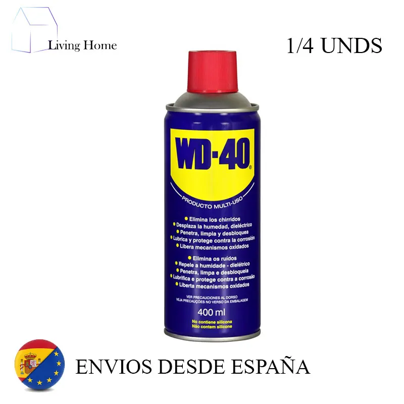 Lubrificante Multiuso Wd-40 400 1/2/4 Pz/Lubrificante Catena/Lubrificante Veicolo/Spaina/Bicicletta/Serrature/Catene/Spedizione Gratuita