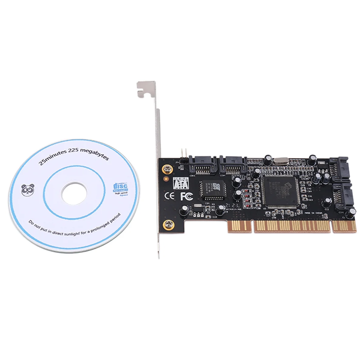 Scheda Controller Raid A 4 Porte Scheda Pci Expand 2.0 Sata Ii Con Chip Sil3114 Scheda Controller Raid Porte Interne Pci Sata