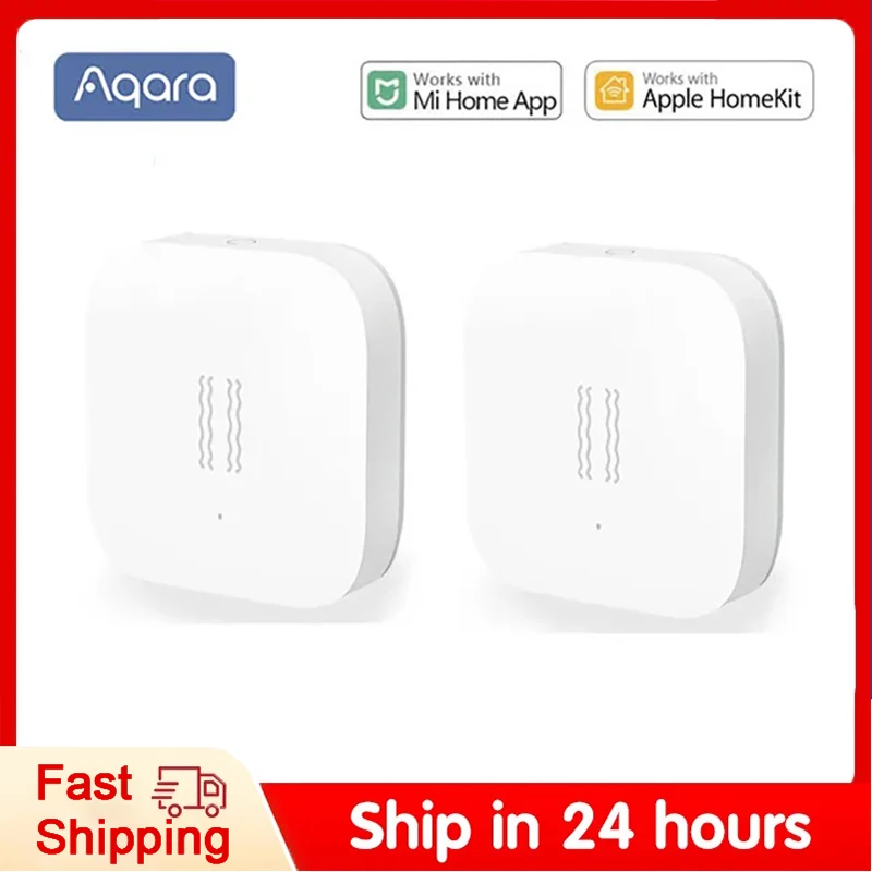 1-4Pcs Smart Vibration Sensor Zigbee Motion Shock Sensor Detection Alarm Monitor Giroscopio Integrato Per Xiaomi Mijia Smart Home App