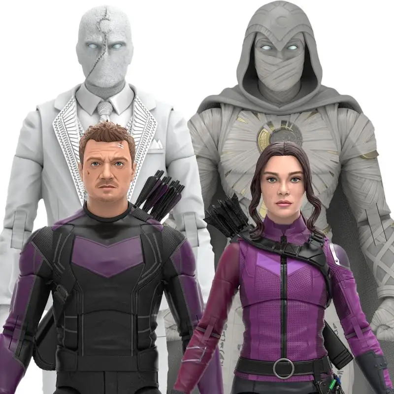 6 Pollici Original Avengers 2022 Marvel Legends Moon Knight Hawkeye Clint Sey Hawkeye Kate Bishop Mr. Knight Action Figure Toys