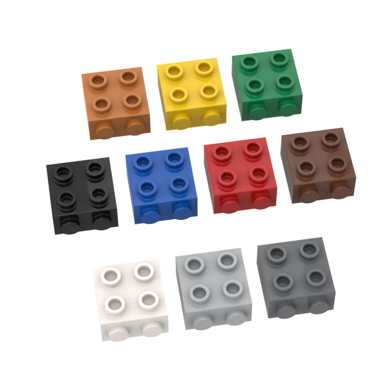 10Pcs Compatible Moc Brick Parts 22885 Brick Modified 1 X 2 X 1 2/3 With Studs On Side Building Block Particle Diy Kid Toy Gift