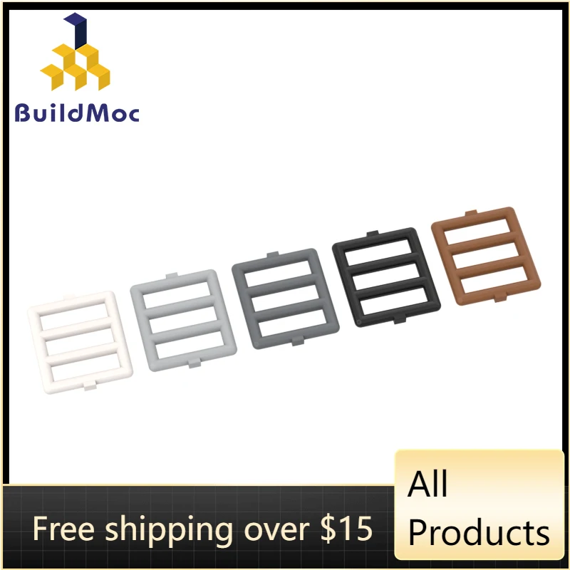 10Pcs High-Tech Assemblare Particelle 6016 1X4X3 Bar Window Brick Building Blocks Kit Parte Sostituibile Giocattolo Per Bambini