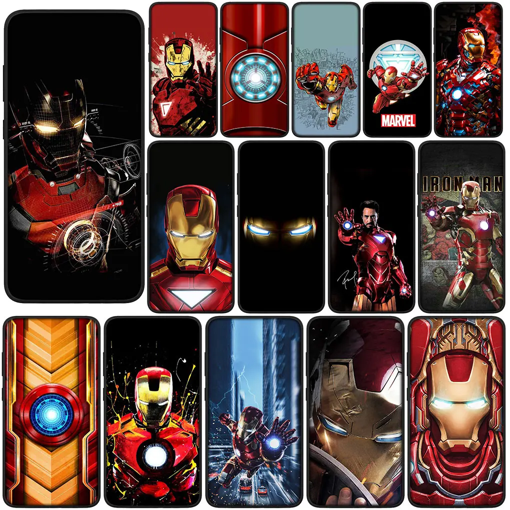 Cover Morbida Per Samsung Galaxy S23 S22 S21 S20 Fe Ultra S8 Plus M21 + Custodia Per Telefono Hero I-Ironmans I-Irons Man M-Marvels