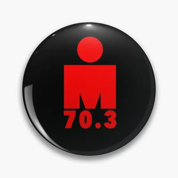 Triathlon Race Ironman Logo Personalizzabile Soft Button Pin Cute Creative Metal Collar Abbigliamento Donna Gioielli Regalo Di Moda