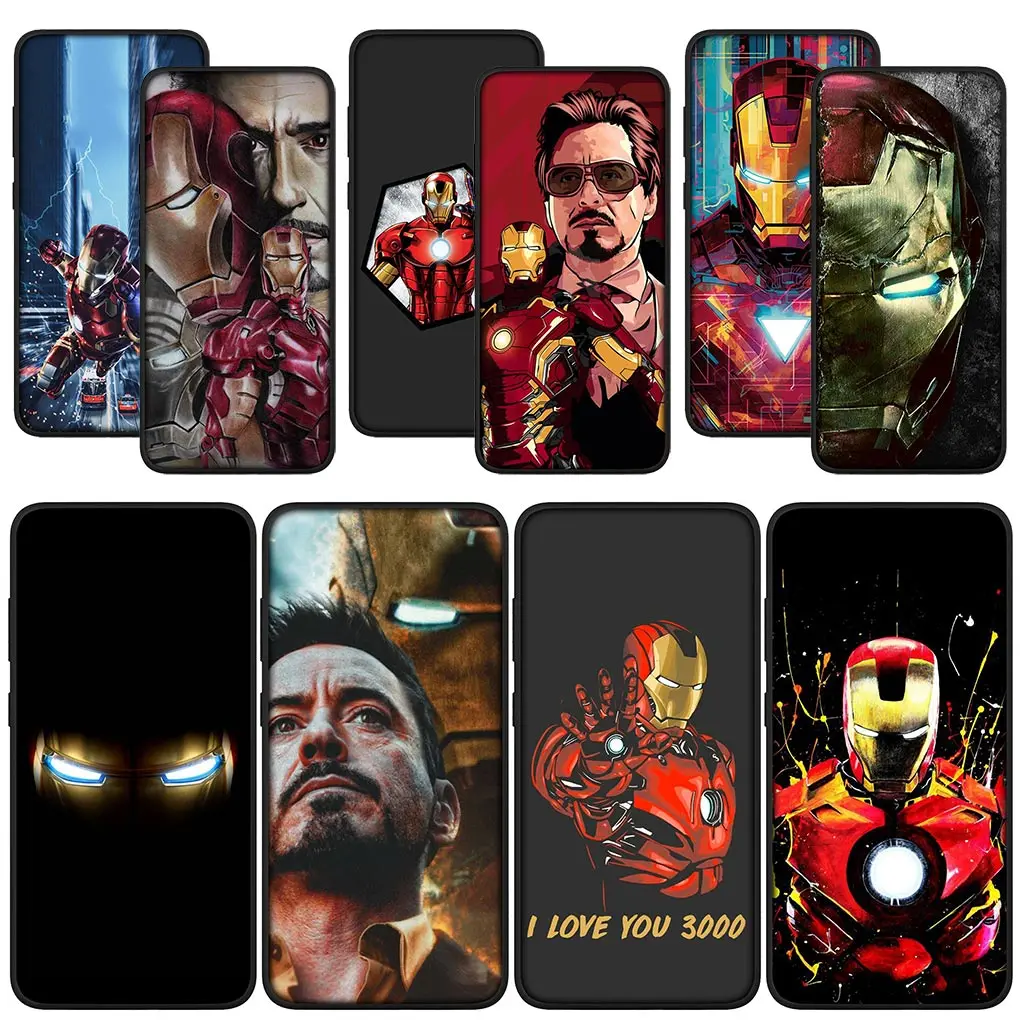 Irons Man M-Marvels Ironmans Custodia Per Telefono Per Xiaomi Poco X3 Nfc Gt X4 M3 M4 M5 11T F1 C40 F3 A2 Note 8 7 Pro 7A 8A Cover Case