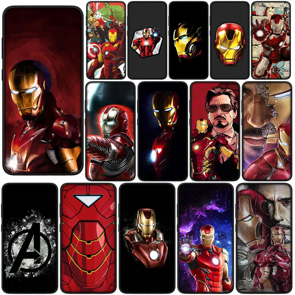 I-Irons Man M-Marvels I-Ironmans Soft Cover Per Xiaomi Poco X3 Nfc X4 M2 M3 M4 Pro M5 F3 X2 C40 Gt Pocox3 Custodia Per Telefono
