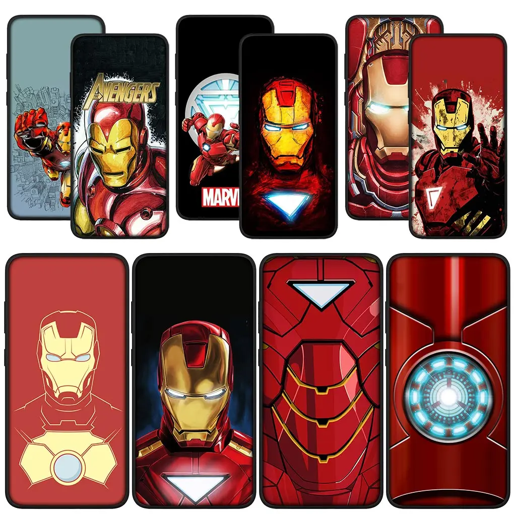Ironmans M-Marvels Irons Custodia Per Telefono Uomo Per Huawei Y7A Y6P Y5P Y6 Y7 Y9 Prime 2018 2019 Y8P Y9A Y8S Y9S P Smart Cover Case