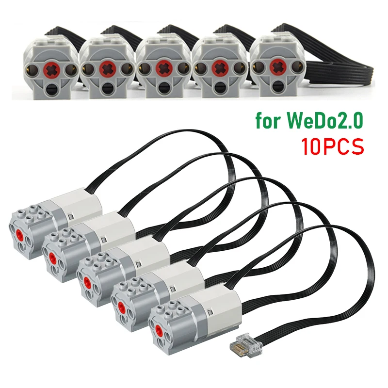 Commercio All'Ingrosso 10 Pz/Lotto Funzioni Di Potenza Motori Medi Building Blocks Parti Adatte Per 45300 Wedo 2.0 Classic Robotics Toy 21980 Parti