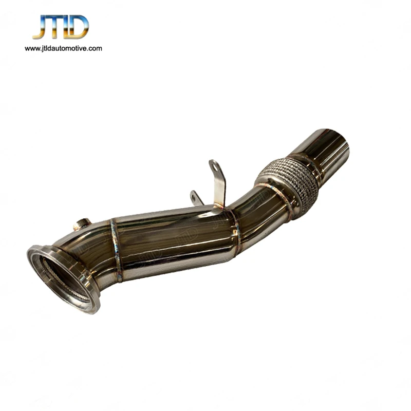 Jtld Performance Polish Downpipe Di Scarico Tubo Catless Senza Opf Per Bmw F30 320I F31 330I 2.0L B48