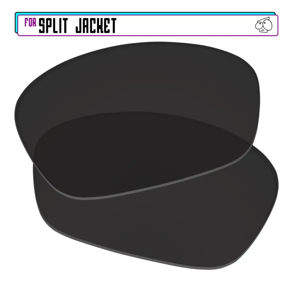 Ezsostituisci Lenti Di Ricambio Per-Occhiali Da Sole Oakley Split Jacket-Nero
