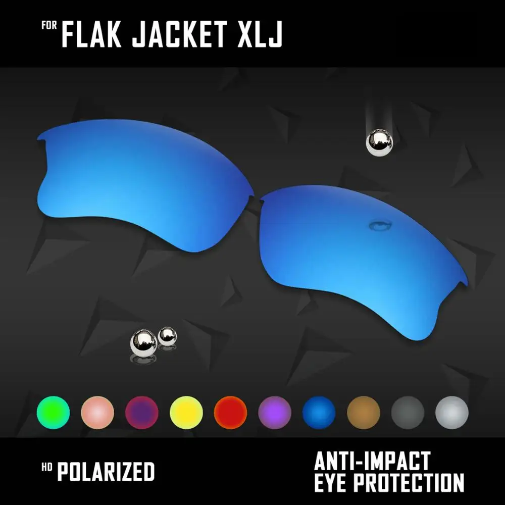 Oowlit Lenti Di Ricambio Per Oakley Flak Jacket Xlj Occhiali Da Sole Polarizzati-Multi Colori