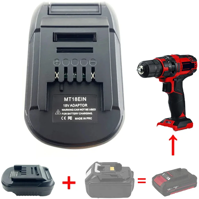 Convertitore Adattatore Per Batteria Agli Ioni Di Litio Makita 18V Per Batteria Einhell 18V Per Trapano Elettrico Cordless Einhell/Strumenti Driver