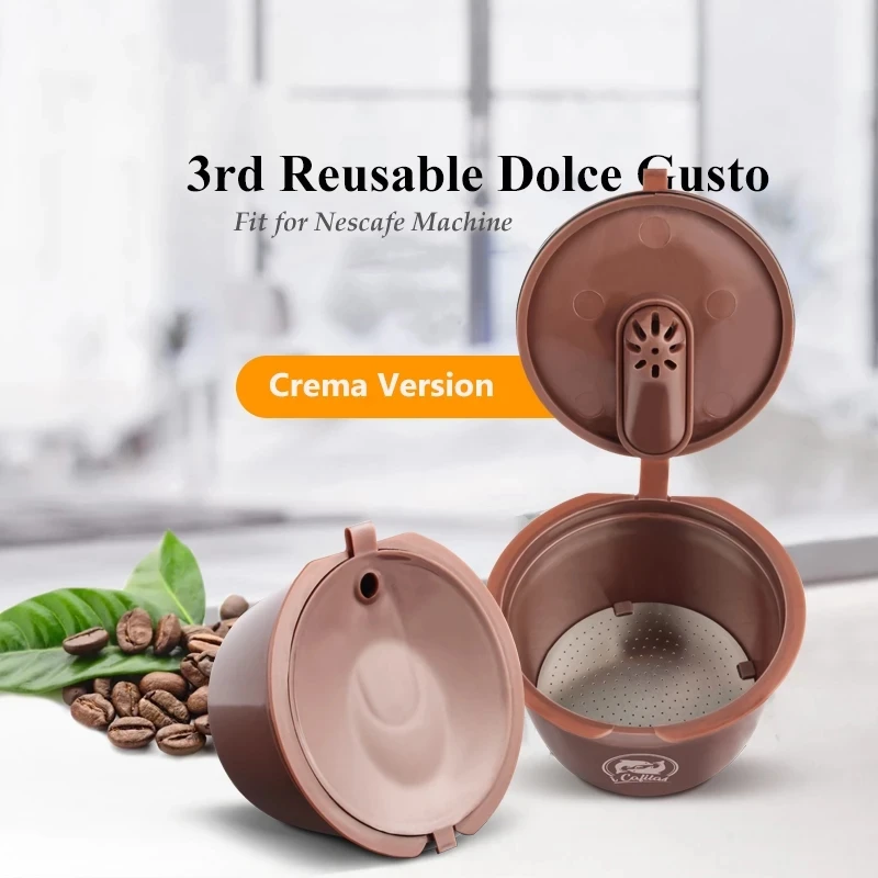 Icafilas Capsue Riutilizzabile Di Terza Generazione Per Nescafe Dolce Gusto Caffè Capsule Filtri Tazza Riutilizzabile Caffè Riutilizzabile